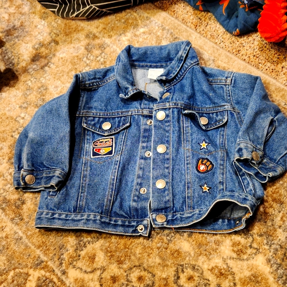Fun denim jacket 18mos
